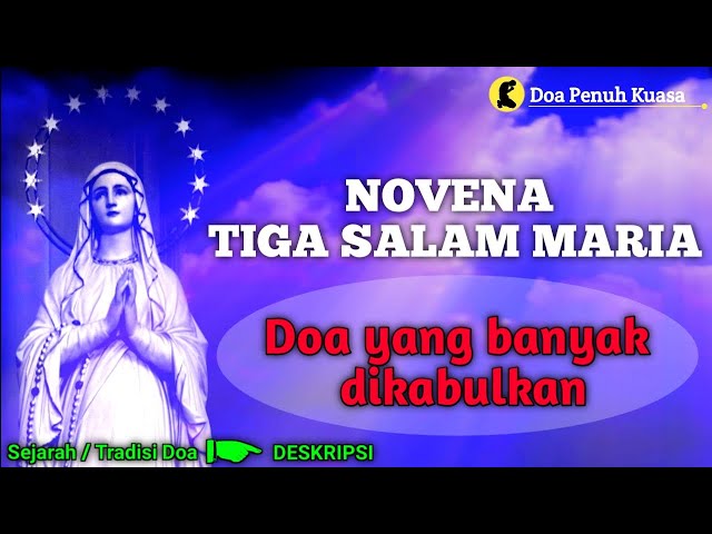 Novena Tiga Salam Maria | Doa Mujizat Sering Terkabul | Doa Penuh Kuasa | Doa Katolik class=