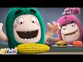 Corn tastic lunch  oddbods  food adventures  cartoons for kids