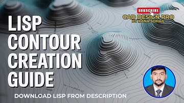 Create Contours in AutoCAD from Survey Data Using Lisp | #autocad #hindi