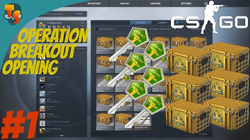 CS:GO CASE OPENING - "WORST CASE OPENING EVER?!" #1 (6 Operation breakout cases opening)