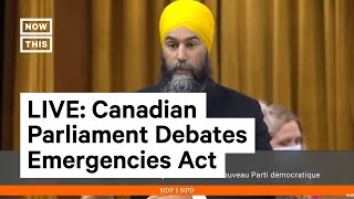 Justin Trudeau Addresses Parliament on Emergencies Act I LIVE