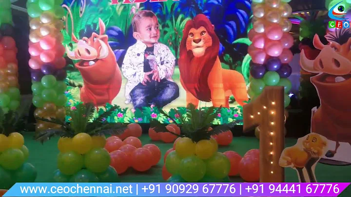 THE LION KING | lion king theme decorations | lion king theme birthday party | +91 90929 67776