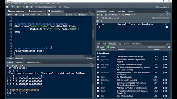 Recurrent, Transient, Periodicity And Mean Recurrent Time in R