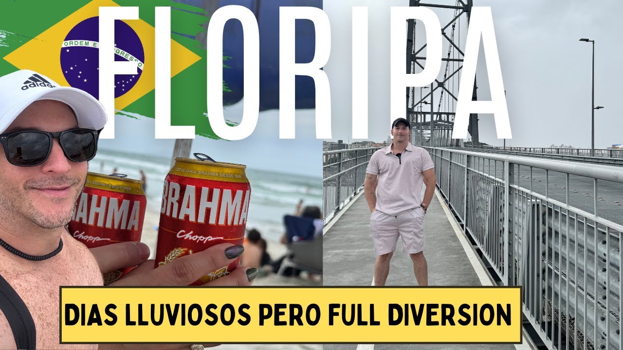 de CHLE 🇨🇱 a BRASIL 🇧🇷 asi fue mi AVENTURA en FLORIANOPOLIS bajo la LLUVIA