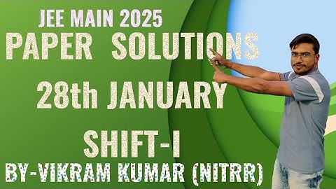 PAPER DISCUSSION 28th JANUARY SHIFT-I|#jee2025