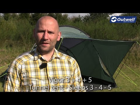 Outwell Vigor 3, 4 and 5 Tent 2018 | Innovative Family Camping