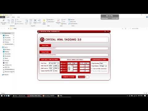 Notepad to HTML Tagging Software | HTML Tagging Software