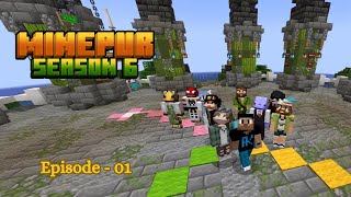 Minepur Season 6 Episode 1 || Let the Survival Begin in Minecraft 1.20 || #smp #minepur