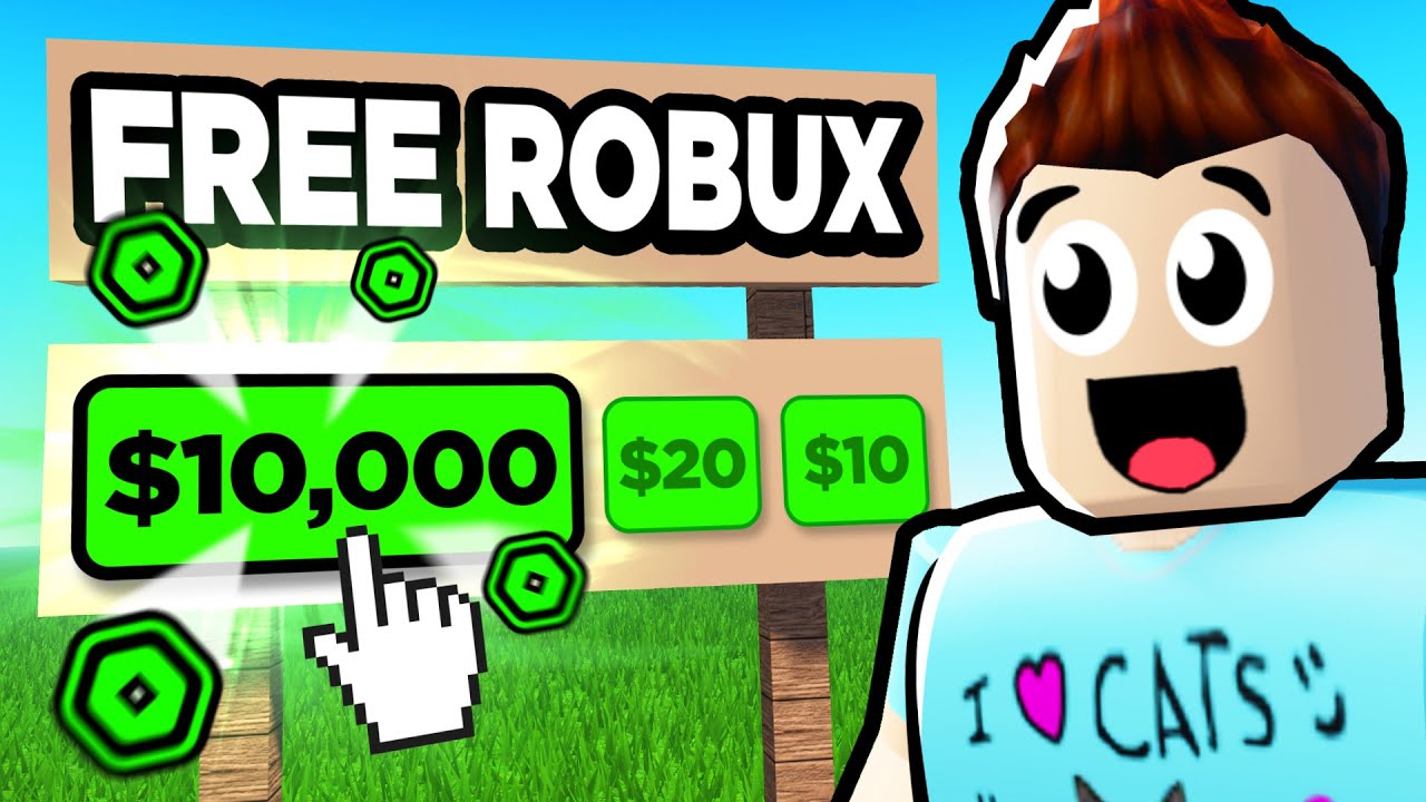 Free robux giveaway live