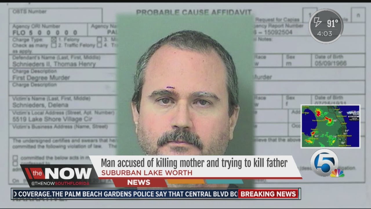 Man accused of killing mother and trying to kill father - YouTube
