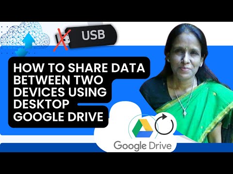 How To Share Data Between Two Device Using Desktop Google Drive | ratan agarwal it informer
