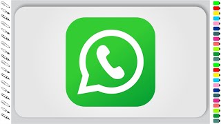 WhatsApp Logo Designing with CorelDraw | Flat Vector Style | Drawing | CorelDraw Tutorial