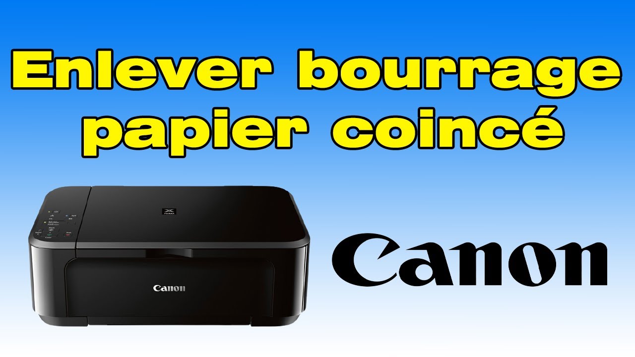 Drucker Zeigt Kein Papier Obwohl Papier Drin Ist Canon Comment enlever le bourrage papier d'une imprimante Canon | Débloquer
