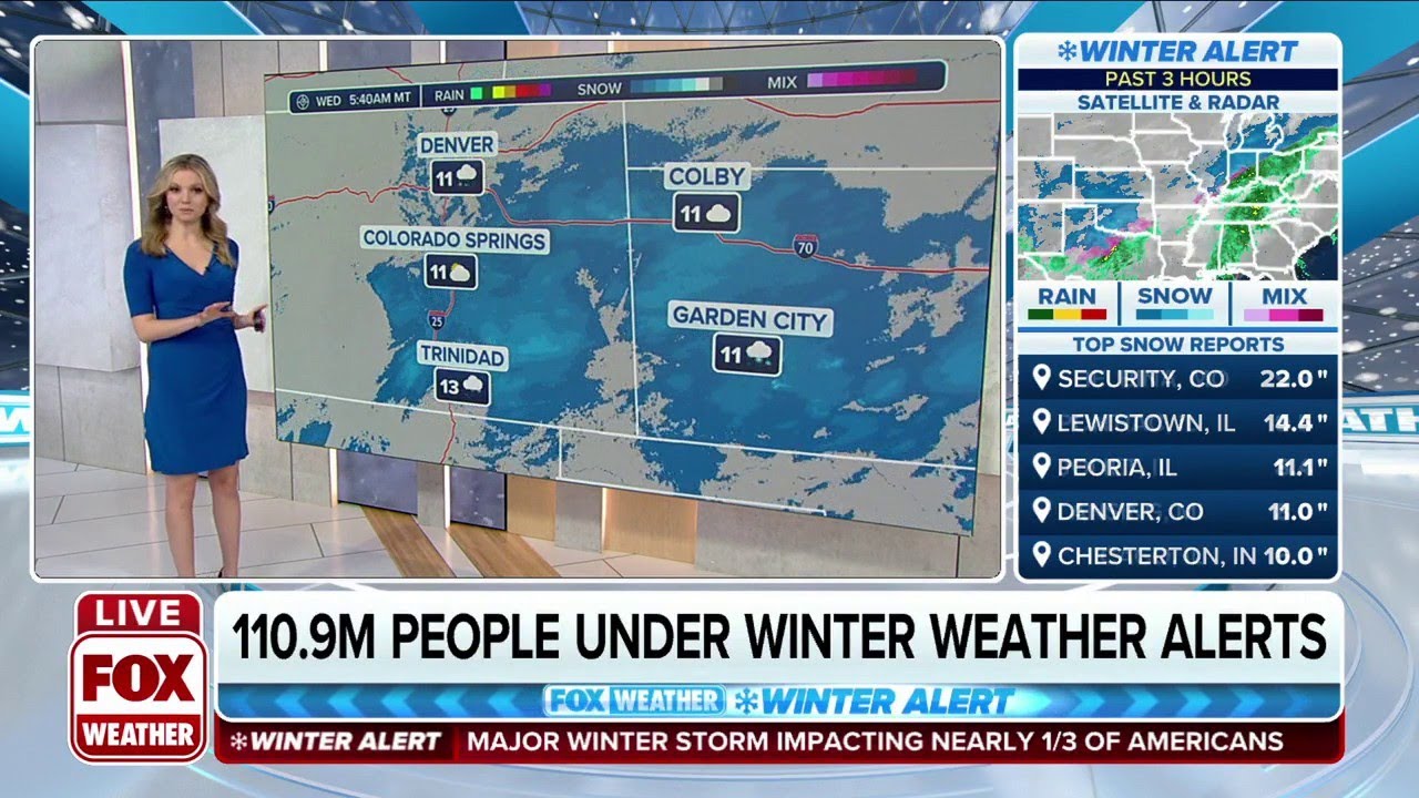 More Than 110 Million Under Winter Weather Alerts From Major Winter ...