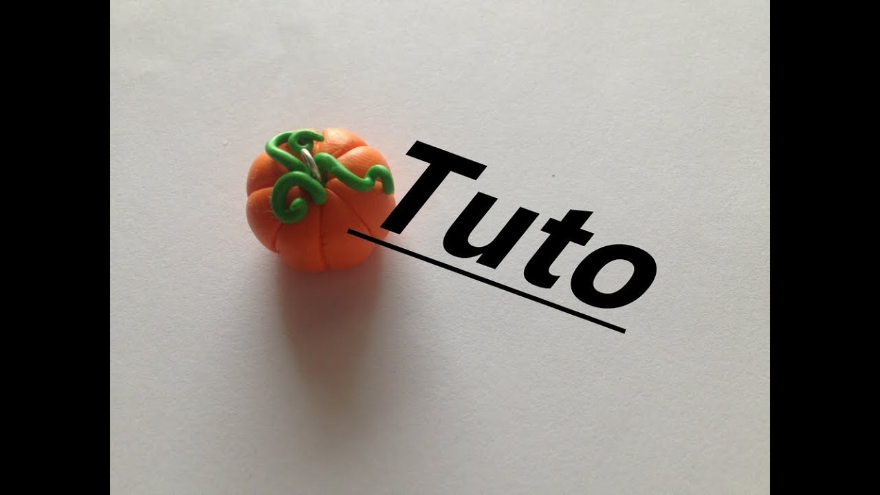 Tuto Fimo - Citrouille - YouTube