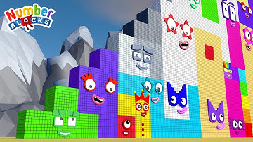 New Meta Numberblocks Standing Tall StepSquad 1000 VS 30000 VS 70000 Numberblocks Puzzle Tetris Game