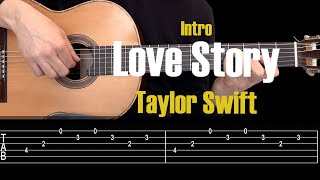 Love Story [Intro] - Taylor Swift. Guitar Tutorial with TAB