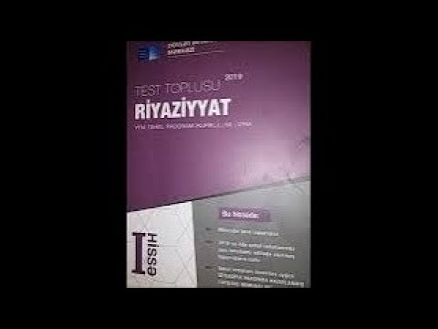 Riyaziyyat Test Toplusu - Cavablar Yeni 2019