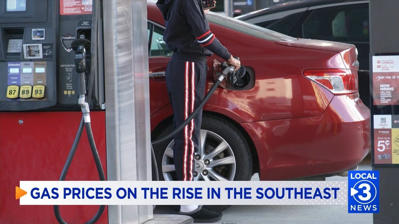 Gas prices will continue to rise ahead of spring break travel - YouTube