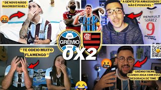 REAÇÕES GRÊMISTAS REVOLTADOS E TRISTEZA TOTAL- GRÊMIO 0X2 FLAMENGO - COPA DO BRASIL -VAMOS RIR KKKK