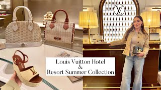 Louis Vuitton Hotel In London & New Summer Resort Collection ☀️ Wicker Bags, Vacation Ready Wardrobe screenshot 4