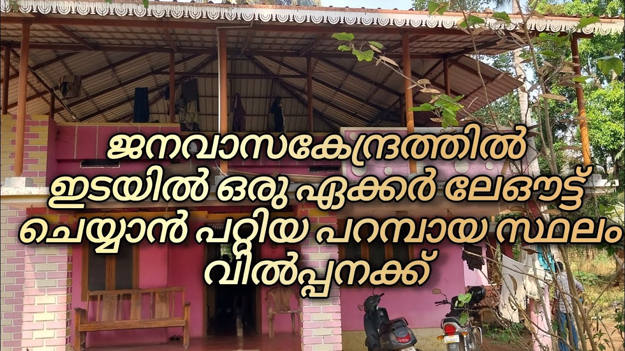 ജനവാസകേന്ദ്രത്തിൽ ഇടയിൽ ഒരു ഏക്കർ ലേഔട്ട് ചെയ്യാൻ പറ്റിയ പറമ്പായ സ്ഥലം വിൽപ്പനക്ക്#realestate