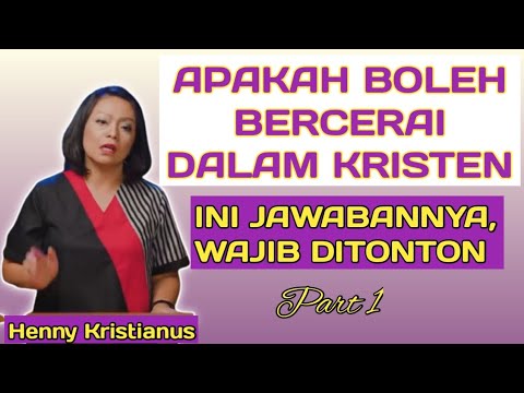 Video: Adakah terdapat perceraian dalam bible?