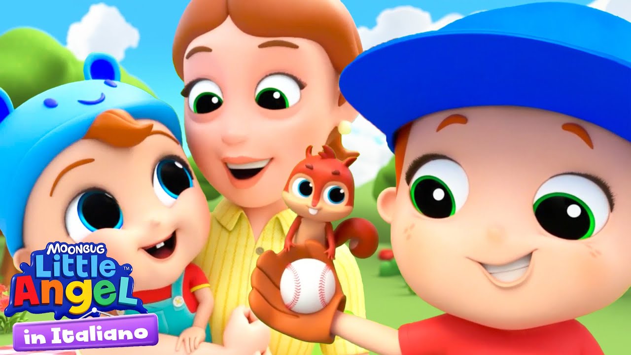 Il Weekend: Famiglia al Parco 🌳🎉 | Little Angel Italiano | Cartoni Animati con Gianni Piccino