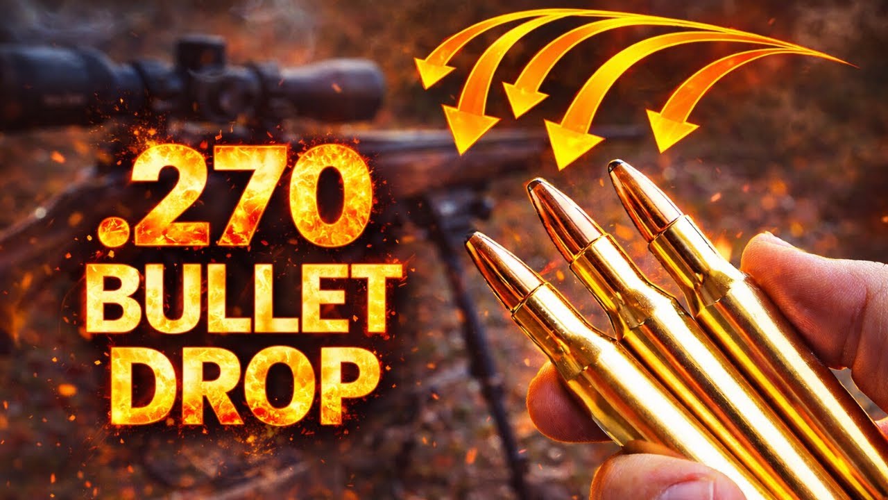 .270 Bullet Drop At Distance - Everything You Need To Know - YouTube