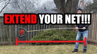 DIY Extending your existing fishing net CHEAP