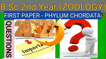 B.Sc 2nd Year Zoology First Paper Important Questions For 2022 || Biogainer Classes || Sudhanshu Sir