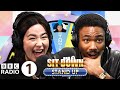 "This Feels So Violating!" Donald Glover & Maya Erskine Play Sit Down Stand Up