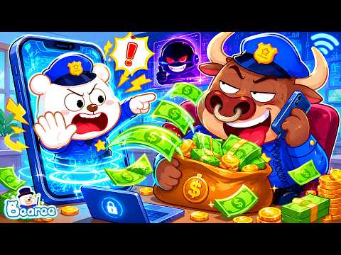 POLICE BEAREE CATCHES SCAMMER! 👮‍♂️📱 | Beware of Fake Calls ❌ | Safety Tips | Bearee Kids Show