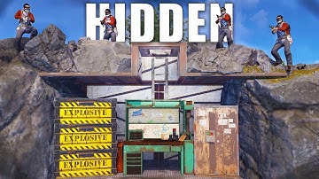 I built a hidden basement base in rust...