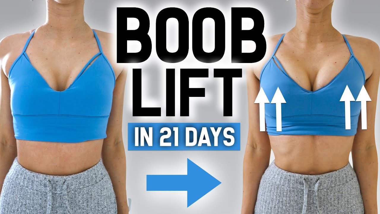 1-2cm BOOB LIFT in 21 Days 🔥 Chest Workout for Men & Women - No Equipment  