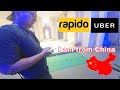 Rapido booked by a Chinese man living in India