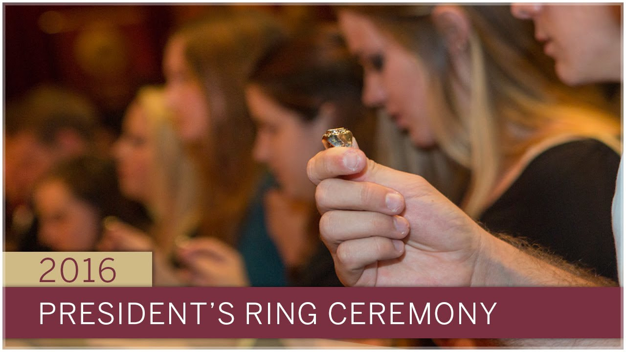 President’s Ring Ceremony