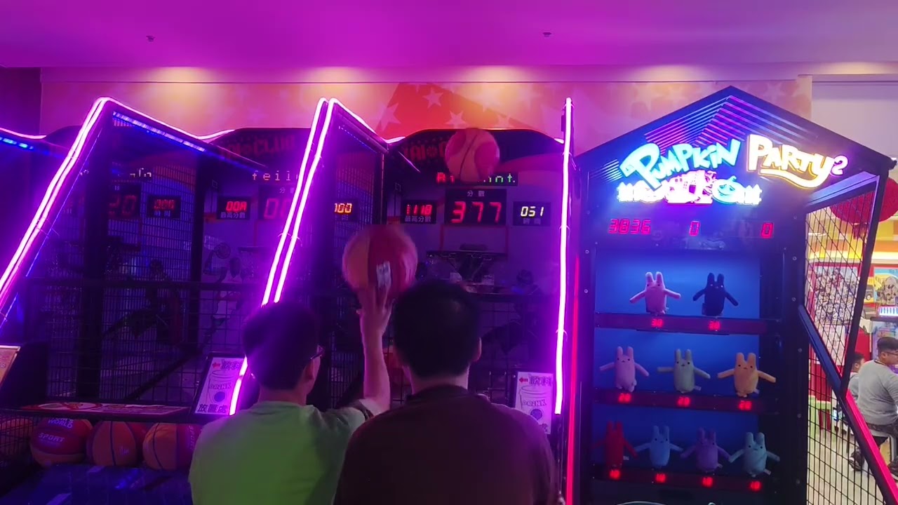 20260218@湯姆熊板橋遠東店AI投籃機和@威的魔手頻道雙打8顆新🏀刷最高紀錄程度