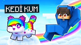 SEVİMLİ GÖKKUŞAĞI KEDİ OLARAK YARDIM EDİYORUM! - Minecraft