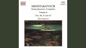 String Quartet No. 11 in F Minor, Op. 122: VI. Elegy: Adagio -