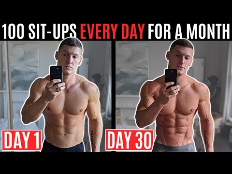 I Did 100 Sit-Ups Every Day For A Month And This Is What Happened... -  Youtube