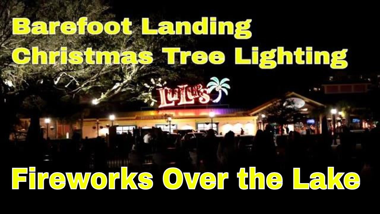 Barefoot Landing Christmas Tree Lighting YouTube