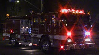 LAFD Task Force 64 & Engine 57 Responding