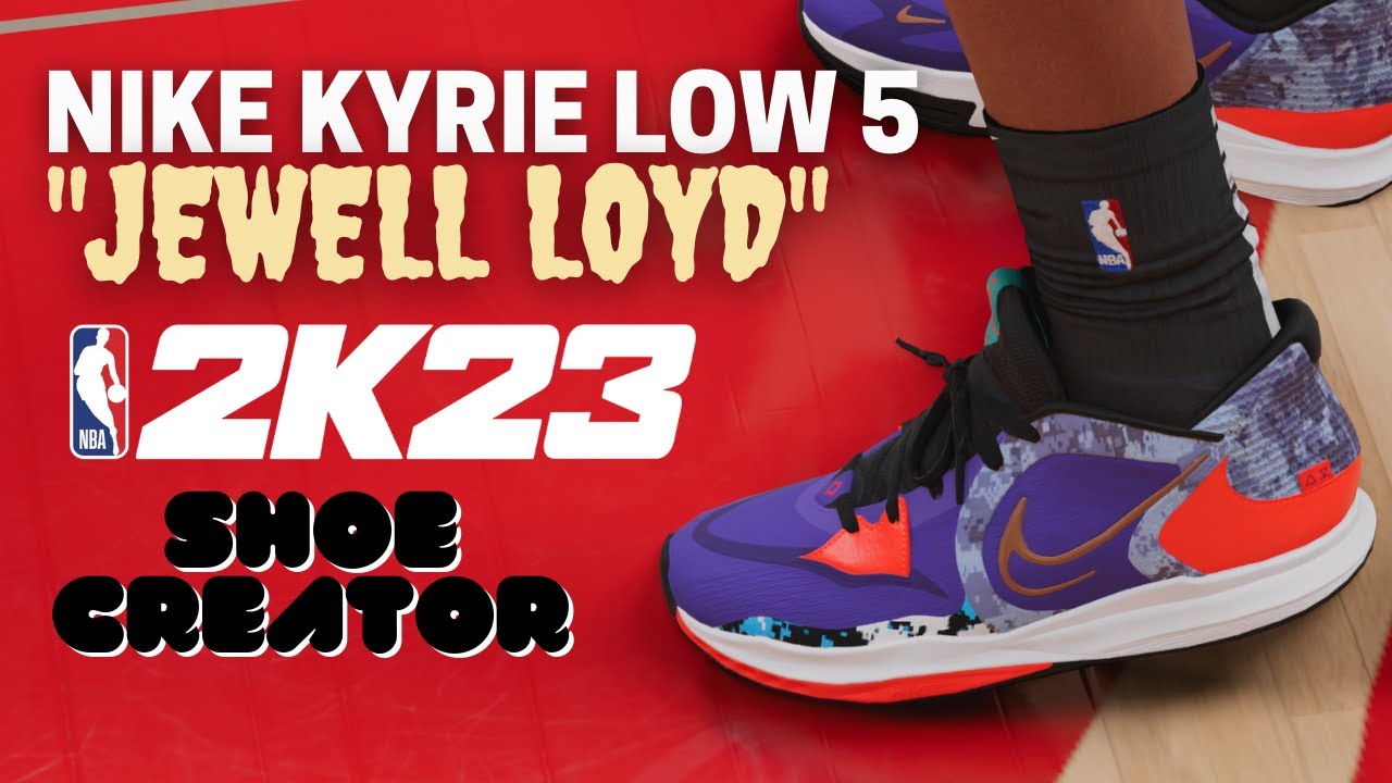 NIKE KYRIE LOW 5 "JEWELL LOYD" NBA2K23 SHOE CREATOR