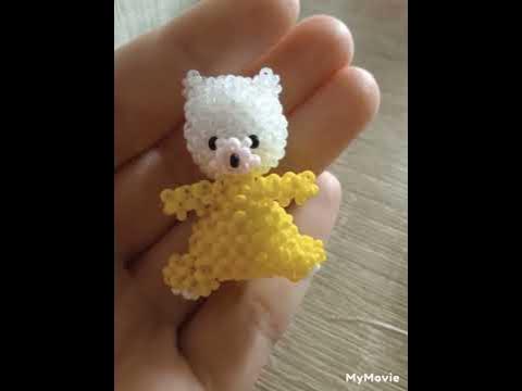 Вот такого красивого мишку я сплела по мастер-классу от канала ...