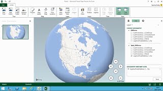 Dynamics Ax 2012: Excel Power Map Demo