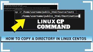 How to Copy a Directory in Linux CentOS