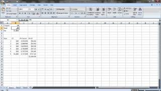 Bond Valuation in Excel