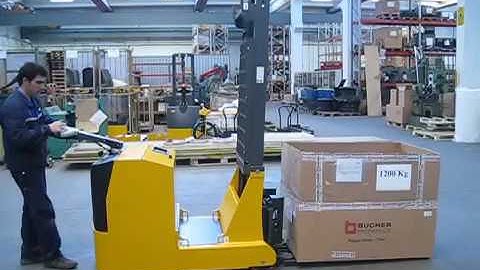 ROLLERFORKS® - Slip-Sheet Attachment on an Electrical Stacker