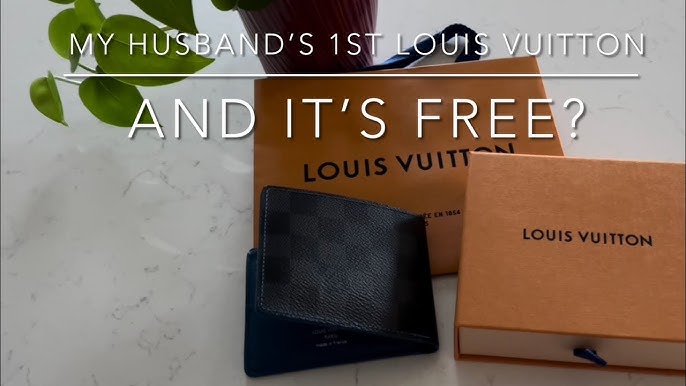 Louis Vuitton Slender Wallet Damier Canvas Graphite - NOBLEMARS